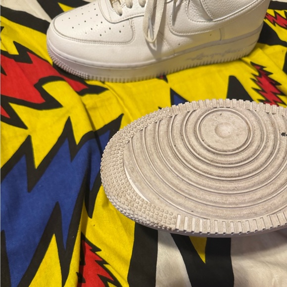 Nike Air Force 1 Low White Love you Forever Sneakers - Picture 5 of 8